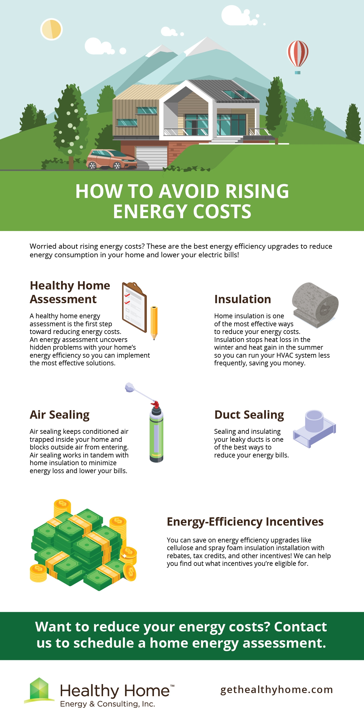 How to Avoid Rising Energy Costs - Healthy Home Energy &amp; Consulting